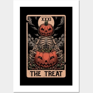 Halloween Tarot Pumpkin Treat Posters and Art